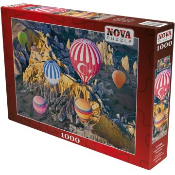 Puzzle Nova puzzle din 1000 piese - Baloane în Cappadocia
