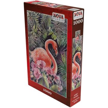 Puzzle Nova puzzle din 1000 piese - Flamingo