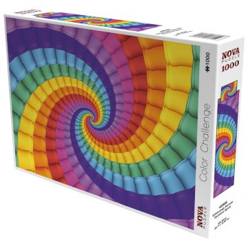 Puzzle Nova puzzle din 1000 piese - Spirala multicolora