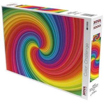 Puzzle Nova puzzle din 1000 piese - Vârtej de culori