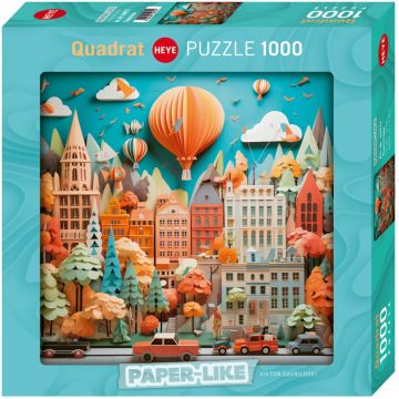 Puzzle pătrat Heye din 1000 piese - Peisaj urban