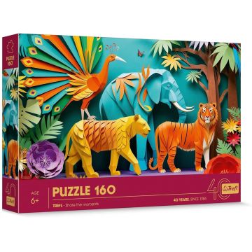 Puzzle Trefl cu 160 de piese - Junglă