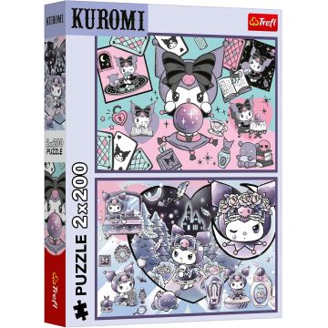 Puzzle Trefl din 2 x 200 piese - Năzbâtiile lui Kuromi