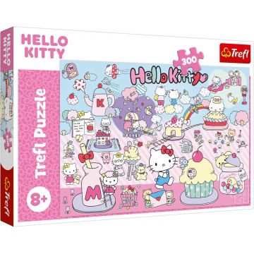 Puzzle Trefl din 300 piese - Explorează lumea lui Hello Kitty