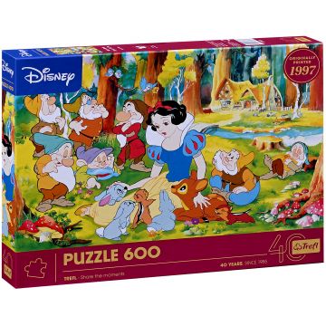 Puzzle Trefl din 600 piese - Albă ca Zăpada