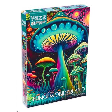 Puzzle Yazz Puzzle din 1000 de piese - Ciuperci în Țara Minunilor