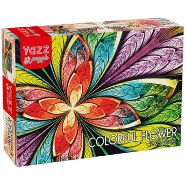 Puzzle Yazz Puzzle din 1000 de piese - Floare cu dungi