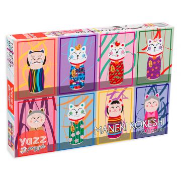 Puzzle Yazz Puzzle din 1000 de piese - Maneki Kokeshi