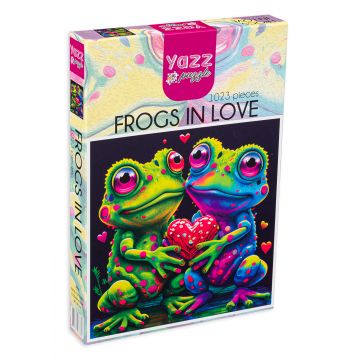 Puzzle Yazz Puzzle din 1023 de piese - Broaște îndrăgostite