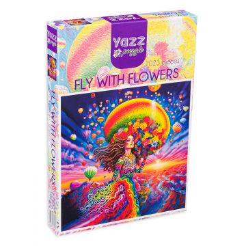 Puzzle Yazz Puzzle din 1023 de piese - Zbor cu flori