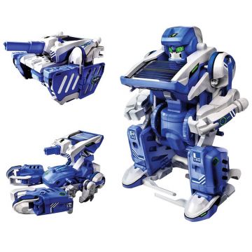 Robot solar pentru copii 3 în 1 Guga STEAM - Robot și mașini de luptă