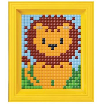 Set creativ cu cadru și pixeli Pixelhobby - XL, Lioness
