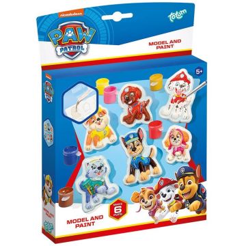 Set creativ Totum - Fă-ți singur, Figurine din ipsos Patrula căţeluşilor