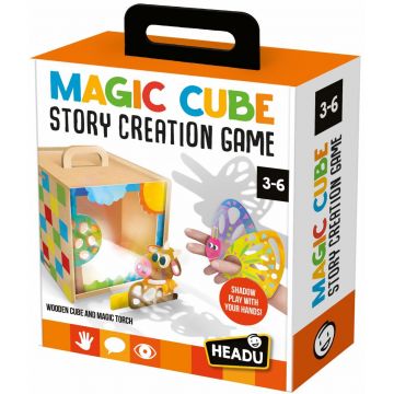 Set de joacă  Headu - Cub magic pentru crearea poveștilor