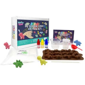 Set de știință Big Bang Science - Fă-ți propriile cretă colorată Dino