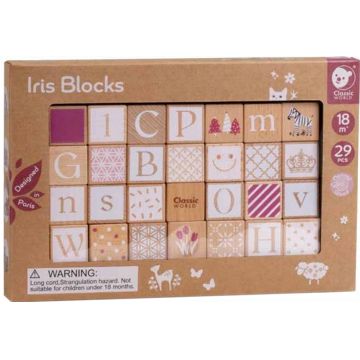 Set educativ din lemn cu simboluri Classic World
