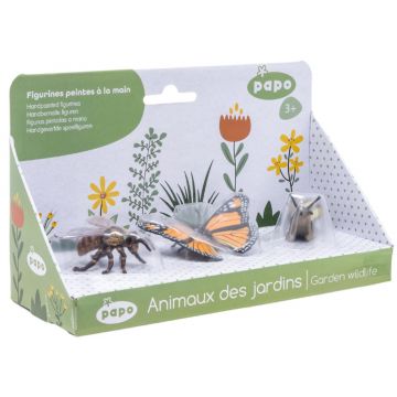 Set figurine Papo - melc, fluture și albină