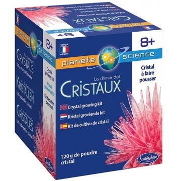 Set științific Sentosphere - Cultivă un cristal, roșu