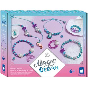 Trusă creativă  Janod - Magic Ocean, bijuterii