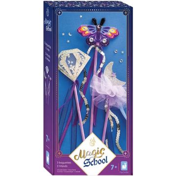 Trusă creativă  Janod - Magic School, baghete magice