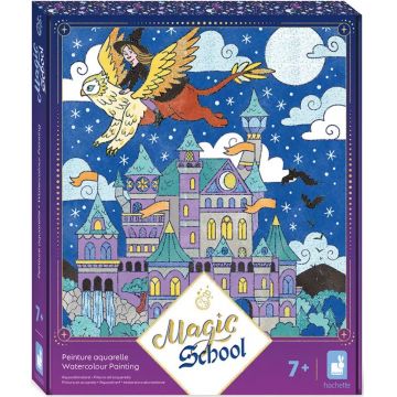 Trusă creativă  Janod - Magic School, desene în acuarelă