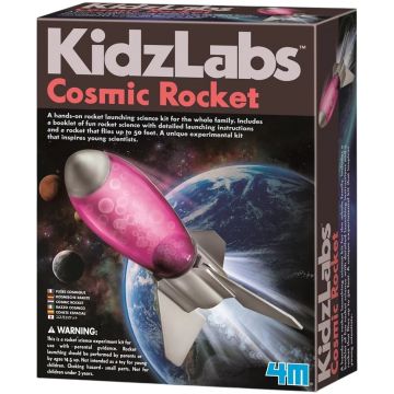 Trusă științifică 4M KidzLabs - Rachetă spațială