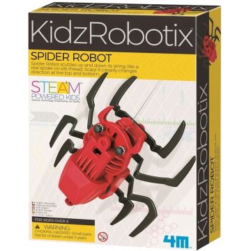 Trusă științifică 4M KidzRobotix - Păianjen robot