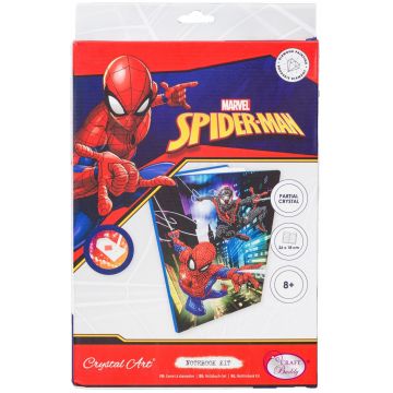 Caiet cu goblen cu diamante Craft Buddy - Spiderman