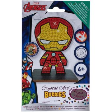 Figurină cu diamante Craft Buddy - Iron Man
