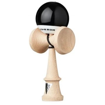 Joc de dexteritate din lemn KROM Kendama - Pop LOL Kendama, negru
