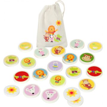 Joc de memorie Orange Tree Toys - Animale