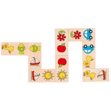 Joc din lemn Goki - Dominoes Dominic