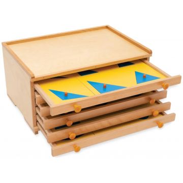 Kit educațional  Nowa Szkola Montessori - Dulap geometric