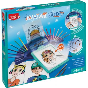 Maped Creativ Creative Kit - Avatar Studio, creează și colorează avatarul