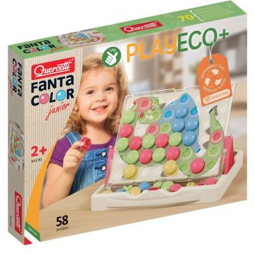 Mozaic Quercetti - Fantacolor Junior Play Eco, 58 de piese