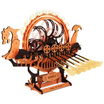 Puzzle 3D din lemn Robo Time din 229 piese - Nava vikingă