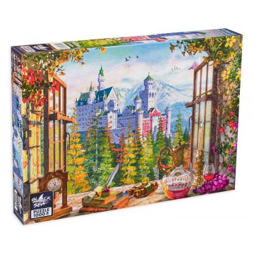 Puzzle Black Sea Premium din 1000 de piese - Vedere a Castelului Neuschwanstein