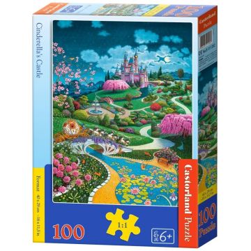 Puzzle Castorland din 100 piese - Castelul Cenușăresei