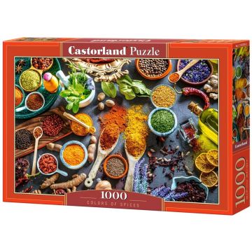Puzzle Castorland din 1000 piese - Culorile condimentelor