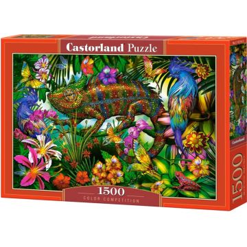 Puzzle Castorland din 1500 piese - Concurență de culoare
