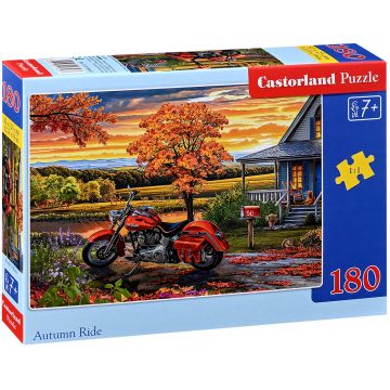 Puzzle Castorland din 180 piese - Plimbare de toamnă
