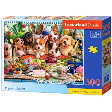 Puzzle Castorland din 300 piese - Deserturi pentru căței