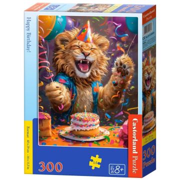 Puzzle Castorland din 300 piese - La mulți ani!