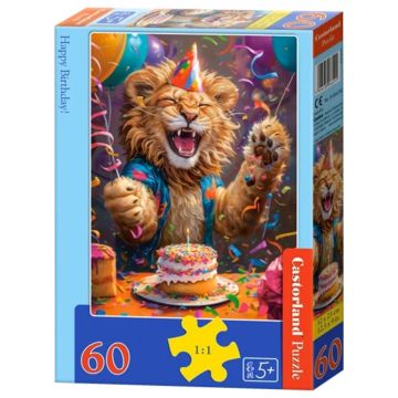 Puzzle Castorland din 60 piese - La mulți ani!