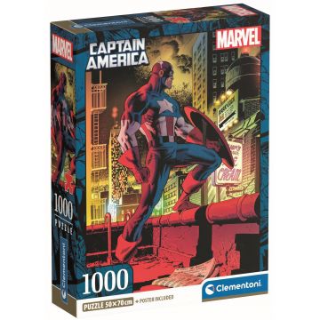 Puzzle Clementoni din 1000 piese - Captain America