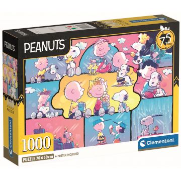 Puzzle Clementoni din 1000 piese - Filmul Peanuts, tip 2