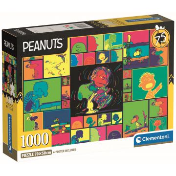 Puzzle Clementoni din 1000 piese - Filmul Peanuts, tip 2