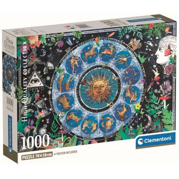 Puzzle Clementoni din 1000 piese - Harta astrologică