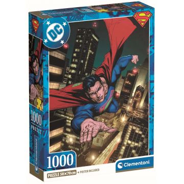 Puzzle Clementoni din 1000 piese - Superman, tip 2