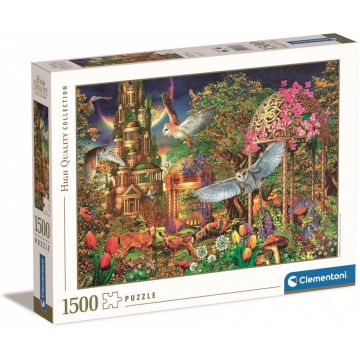 Puzzle Clementoni din 1500 piese - Grădina fanteziilor pădurii